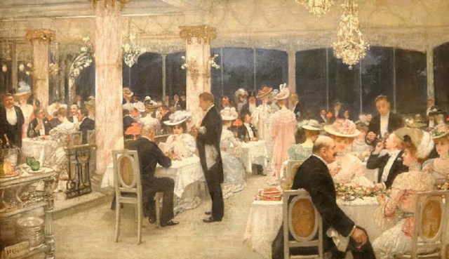 HENRI GERVEX - UN SOIR DE GRAND PRIX AU PAVILLON D'ARMENONVILL